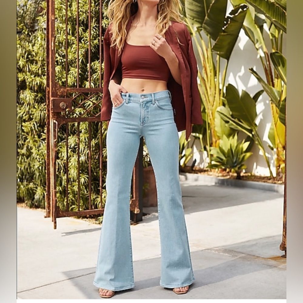 EXPRESS 70’s Flare Mid Rise denim